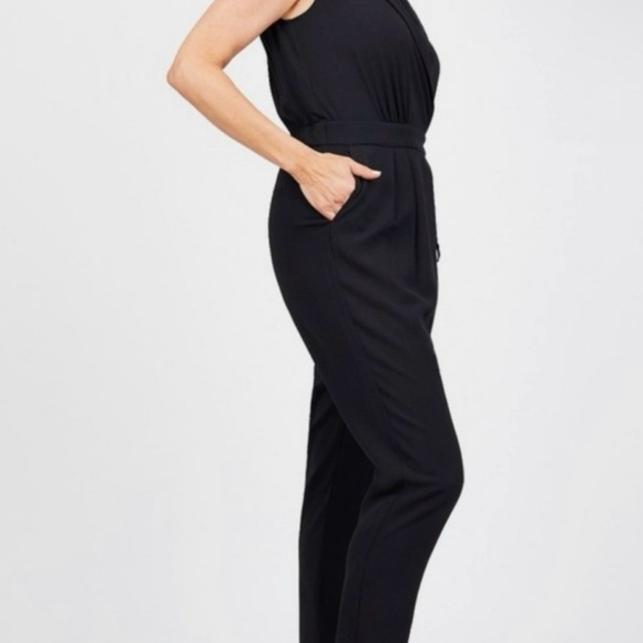 Rachel Roy Collection Black Sleeveless Belted Jumpsuit - Size 4 - NWT - Picture 6 of 7